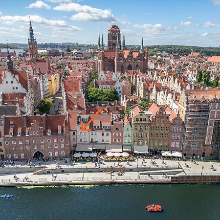 Stylowy Apartament W Sercu Starowki Z Widokiem Na Motlawe Gdańsk Buitenkant foto