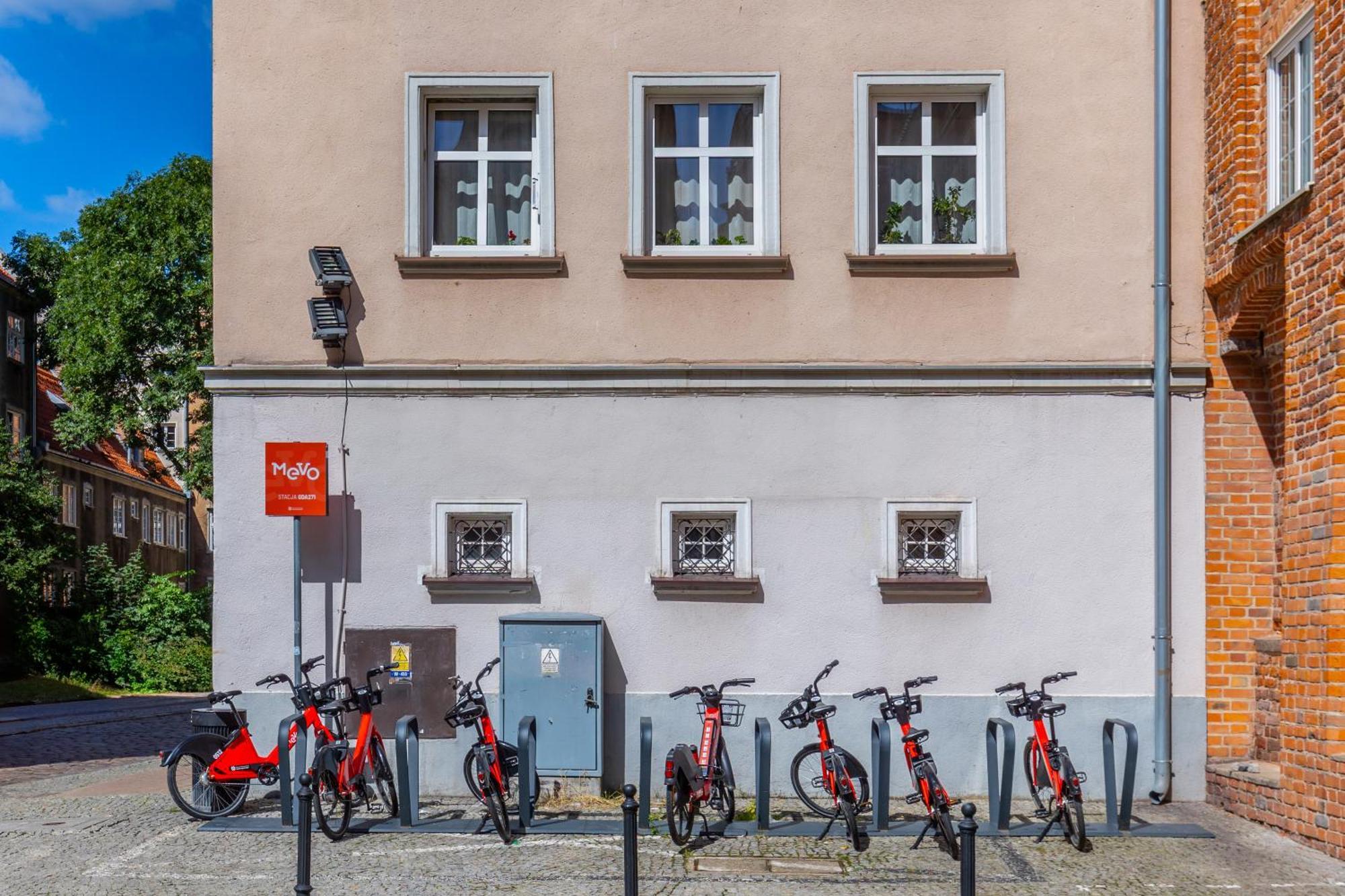 Stylowy Apartament W Sercu Starowki Z Widokiem Na Motlawe Gdańsk Buitenkant foto