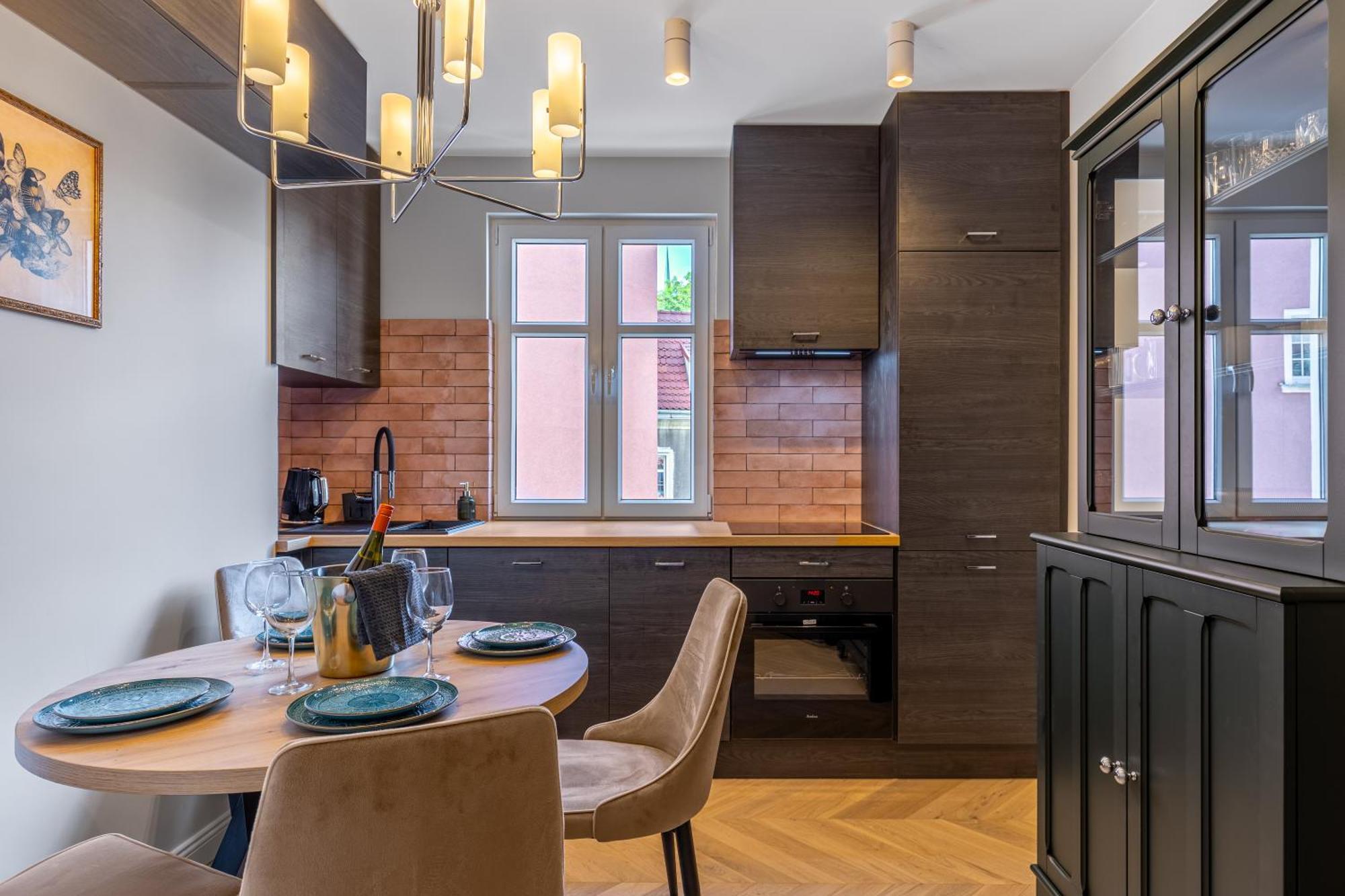 Stylowy Apartament W Sercu Starowki Z Widokiem Na Motlawe Gdańsk Buitenkant foto