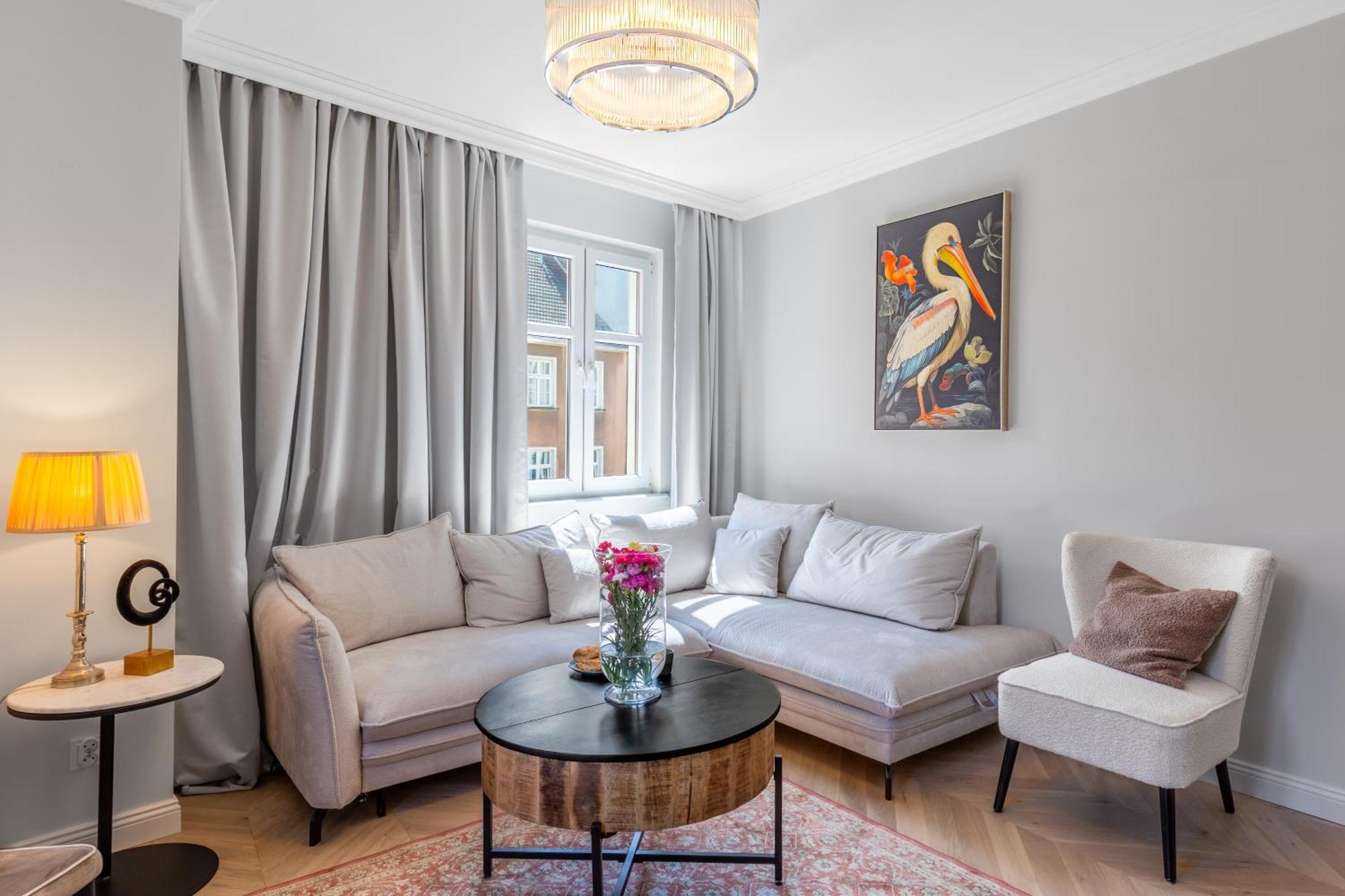 Stylowy Apartament W Sercu Starowki Z Widokiem Na Motlawe Gdańsk Buitenkant foto